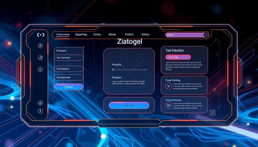 ziatogel user portal interface