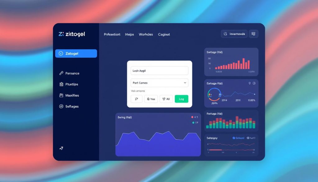 ziatogel user interface