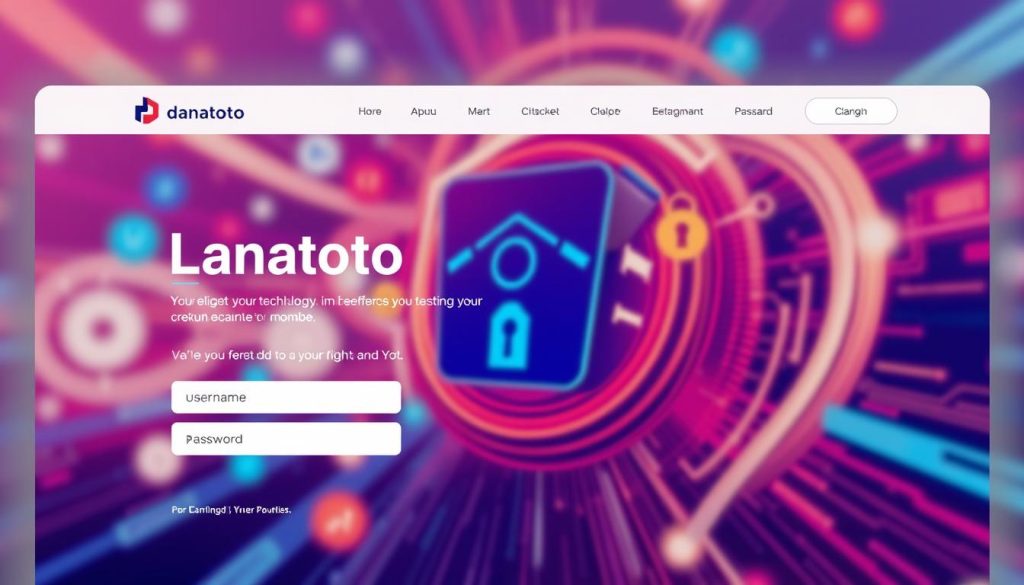 Danatoto login page